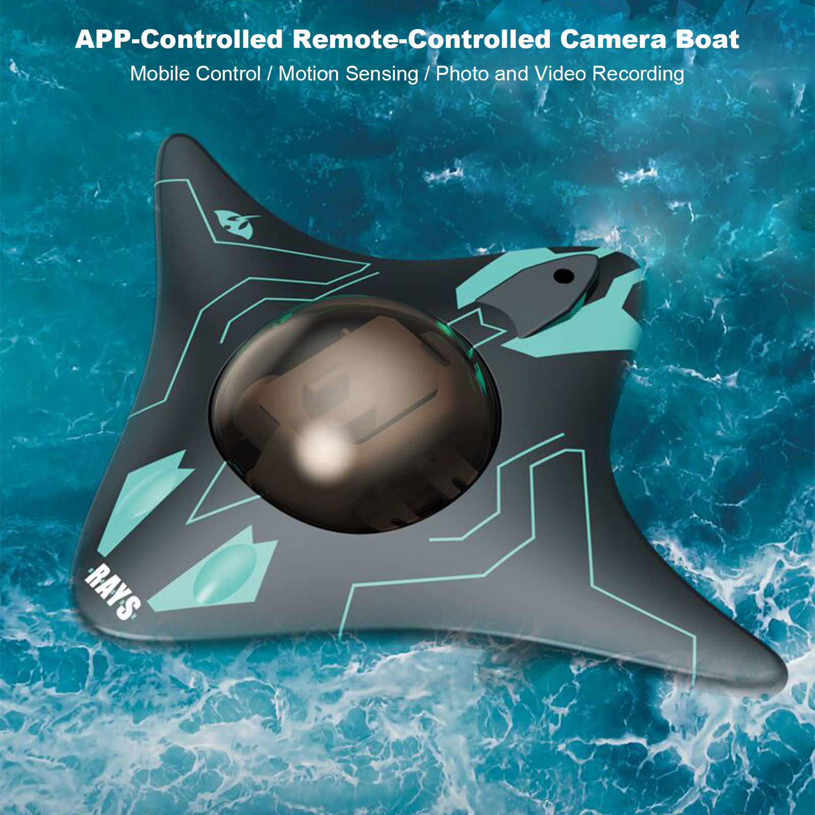 RC Boat with Camera App Contro - огляд і ціна Drone Camera Waterproof