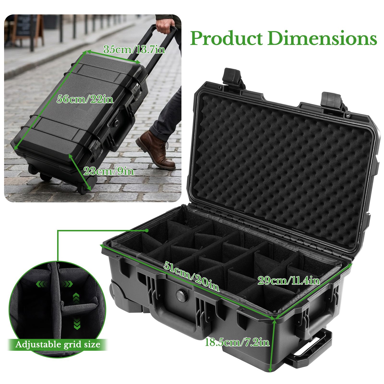 Professional Large Hard Rollin - огляд і ціна Drone Camera Professional