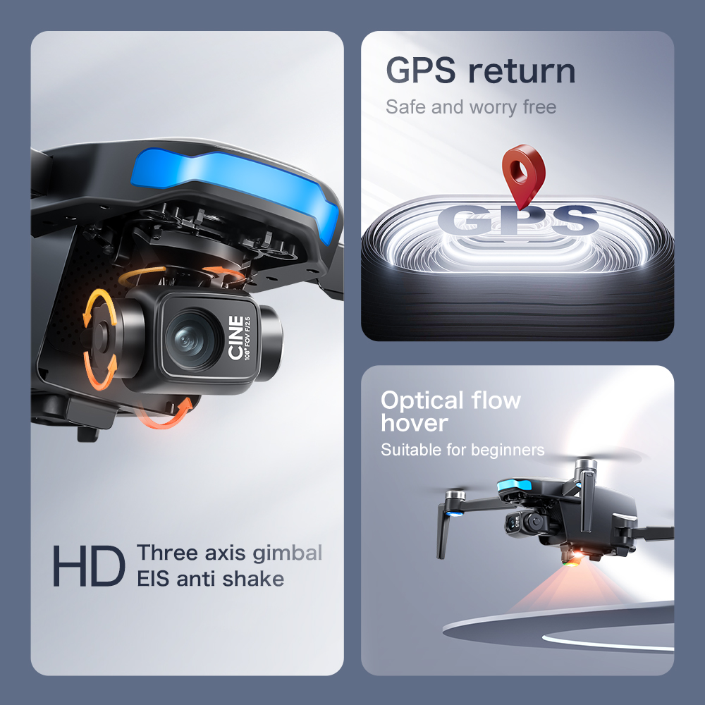Lenovo GPS S-X1 Drone Three-ax - огляд і ціна Drone Camera Thermal