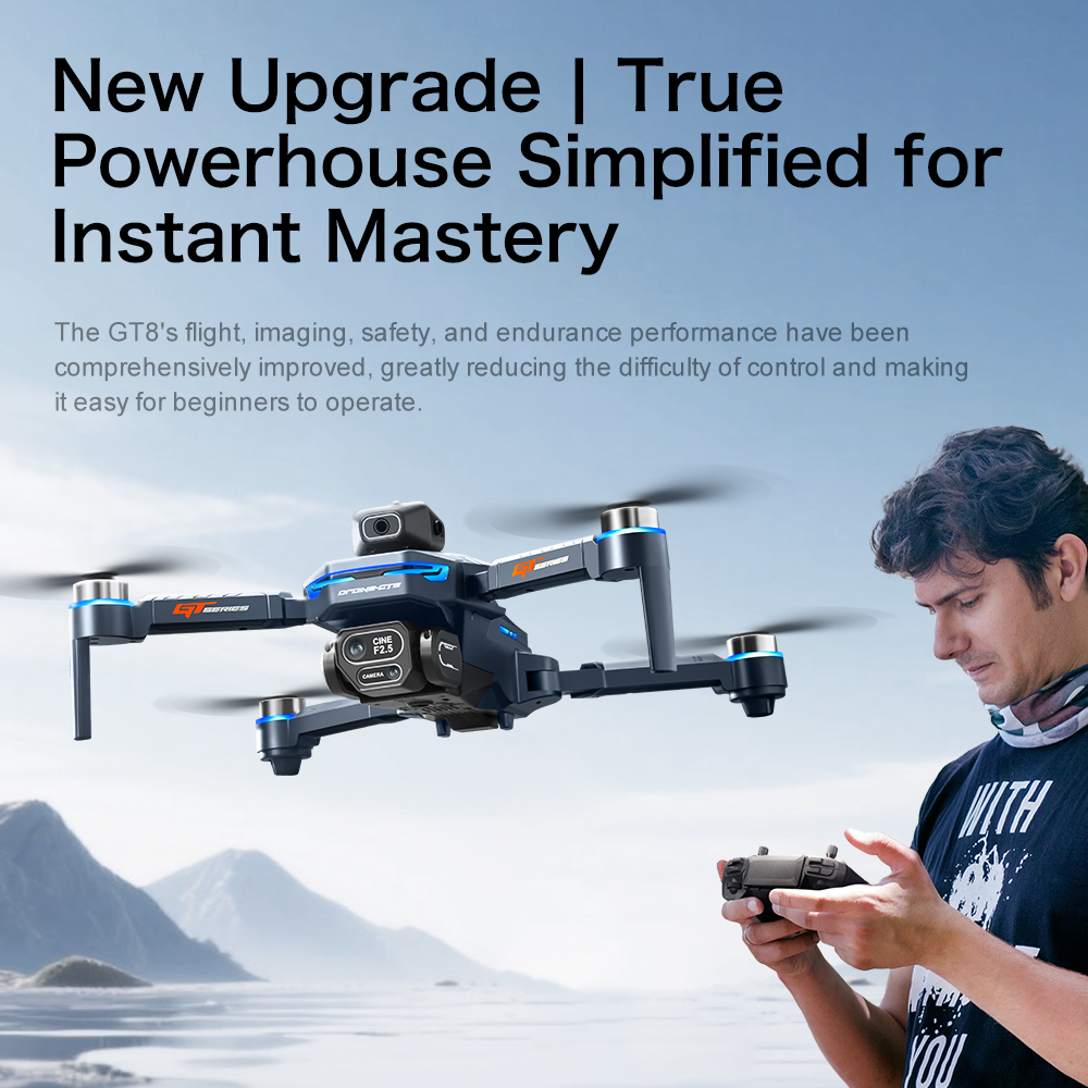 Lenovo GT8 drone 8K HD dual ca - огляд і ціна Drone Camera Thermal