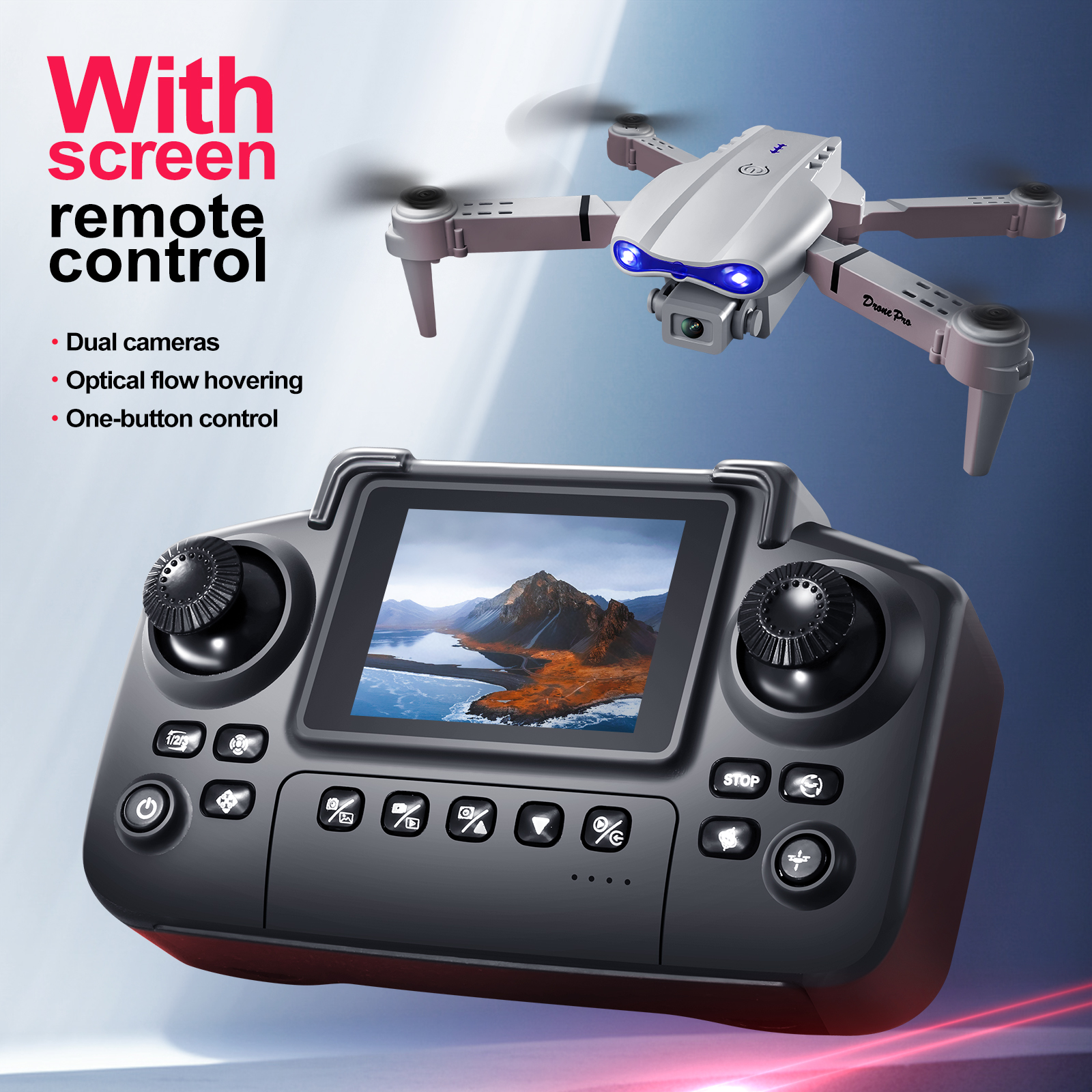 2025 New E88 E99 Upgraded Dron - огляд і ціна Drone Camera 4K