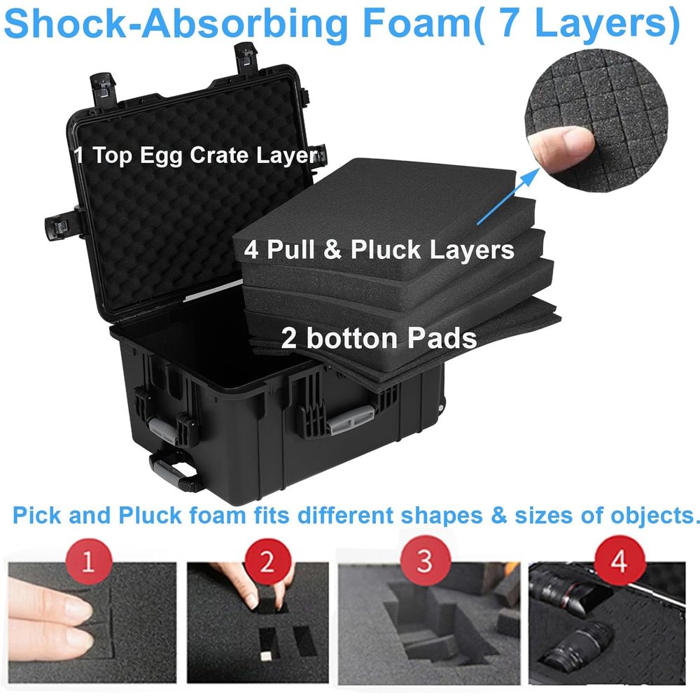 24.5 Rolling Waterproof Case w - огляд і ціна Drone Camera Waterproof