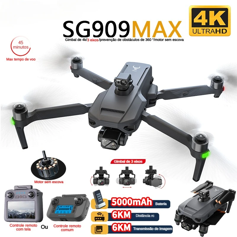 ZLL SG909 SG909MAX Professiona - огляд і ціна Drone Camera 4K